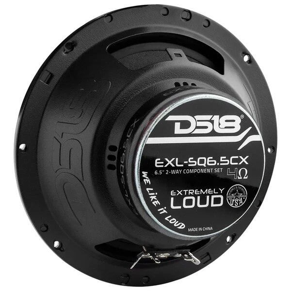 DS18 EXLSQ6.5C 61/2" 2Way Component Speaker System Pair 4 Ohm
